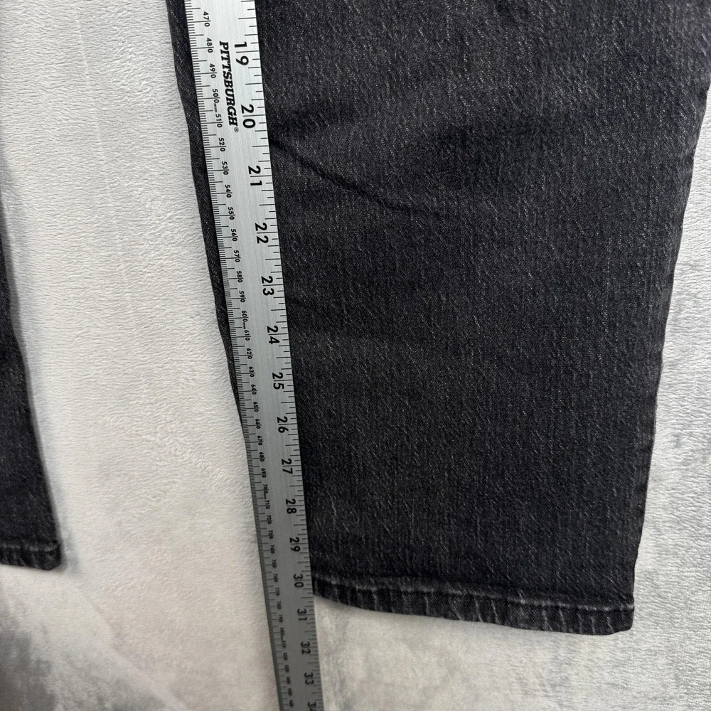 Levis 541 Jeans Mens 38x32 Black Wash Tapered Athletic Fit Stretch Denim